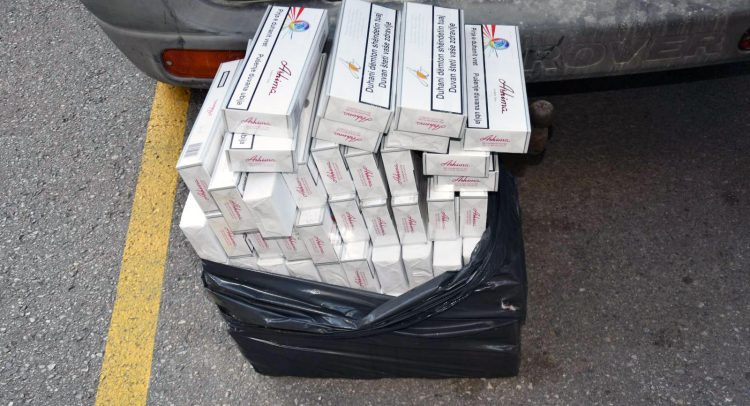 Zaplanjene cigarete vredne 180 hiljada dinara