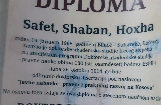 Šiptarima overili lažne diplome u Kragujevcu!?
