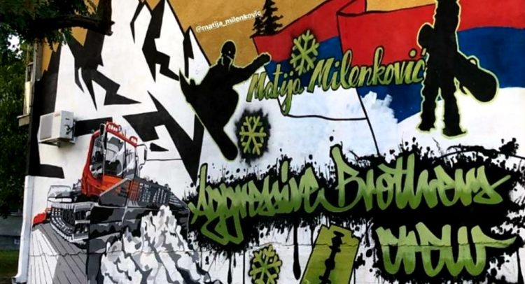 Mural kao podrška najboljem srpskom snouborderu!