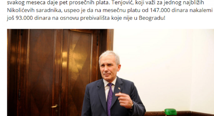 megaekskluzivno: Nedeljko Tenjović, prvi saradnik Tomislava Nikolića rasprodavao imovinu „22 decembra“ iz Kragujevca!