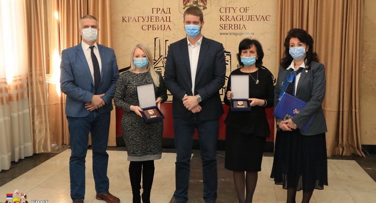 Prijem za suprugu dr Bore Evtova i Vesnu Kazaković povodom odlikovanja