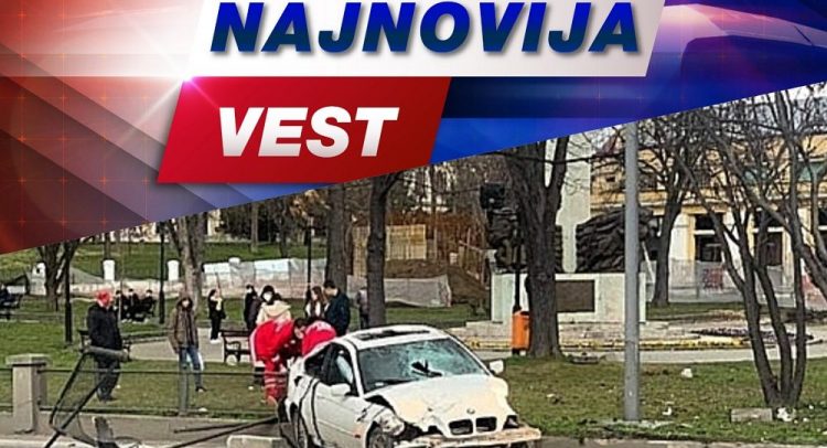 težak udes kod Gradske pijace u Kragujevcu (foto galerija)