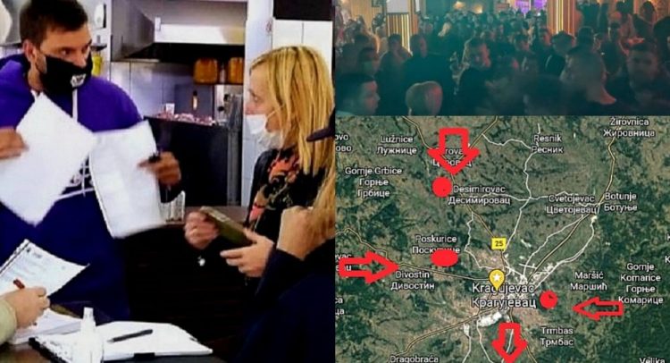 dok se proganjaju ugostitelji- u Kragujevcu cveta biznis korona žurki! Evo i mape