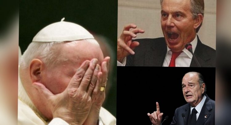 Podrška genocidu NATO nad Srbima- Jovan Pavle Drugi, Žak Širak, Toni Bler i drugi…