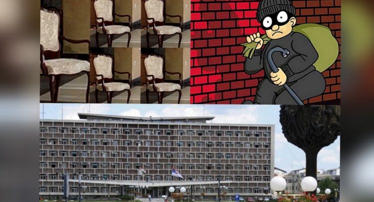 Ekskluzivno: funkcioner Skupštine grada Kragujevca- ukrao stolice iz opštine!