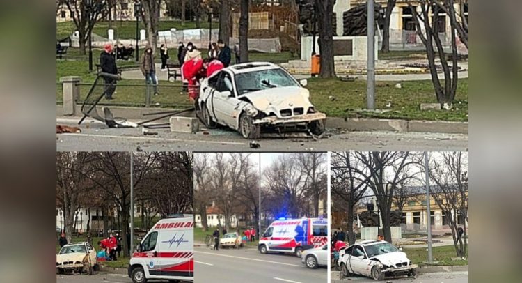 Mrtav pijan slupao se u centru Kragujevca- čudom prošao sa lakšim povredama!
