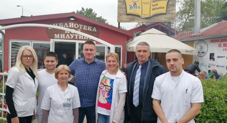 U utorak 4. maja, davanje krvi i vakcinacija u „Biblioteci kod Milutina“!