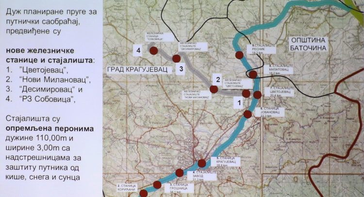projektuje se pruga Sobovica-Lužnice- Batočina!