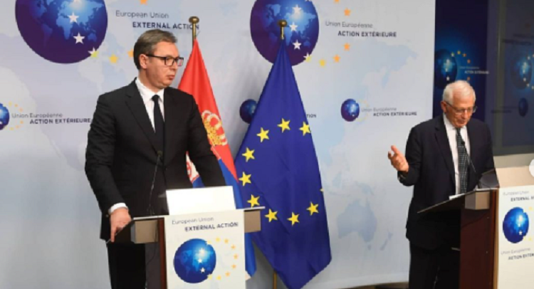 Aleksandar Vučić iz Brisela: „Gradi se pruga Beograd-Niš i Niš-Severna Makedonija uz pomoć EU“!