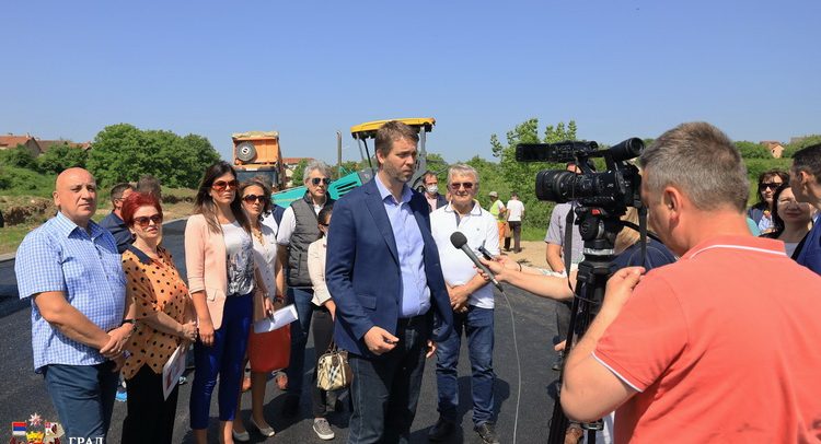 asfaltirana važna ulica u kragujevačkom naselju Sušica!