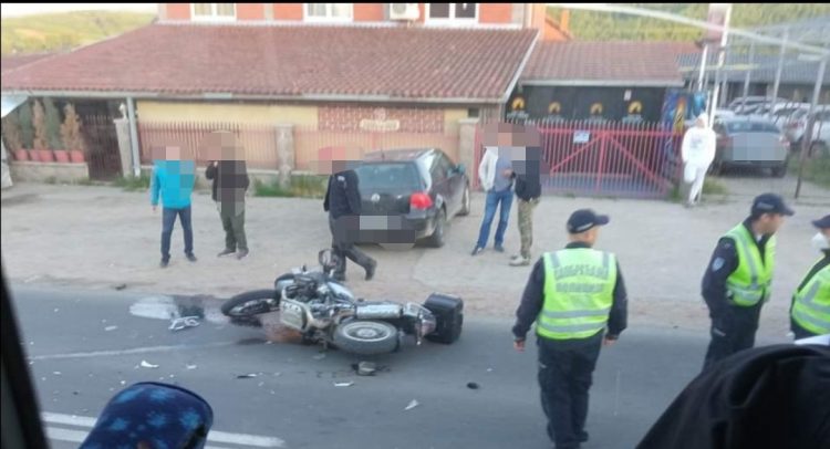 sudar u Kragujevcu- povređen motociklista!