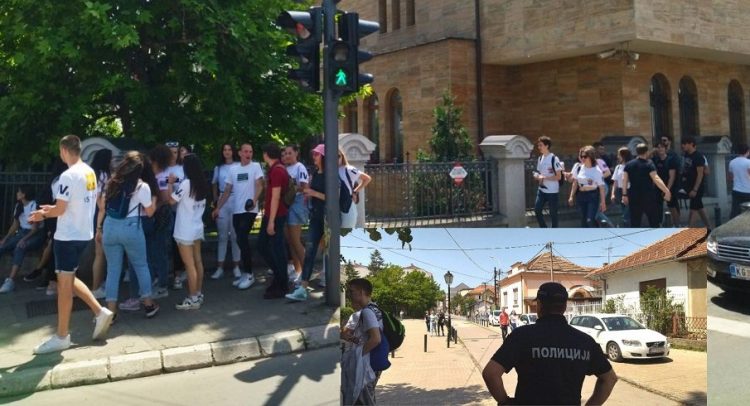 na licu mesta: Policija rasturila matursku žurku u centru Kragujevca (video)