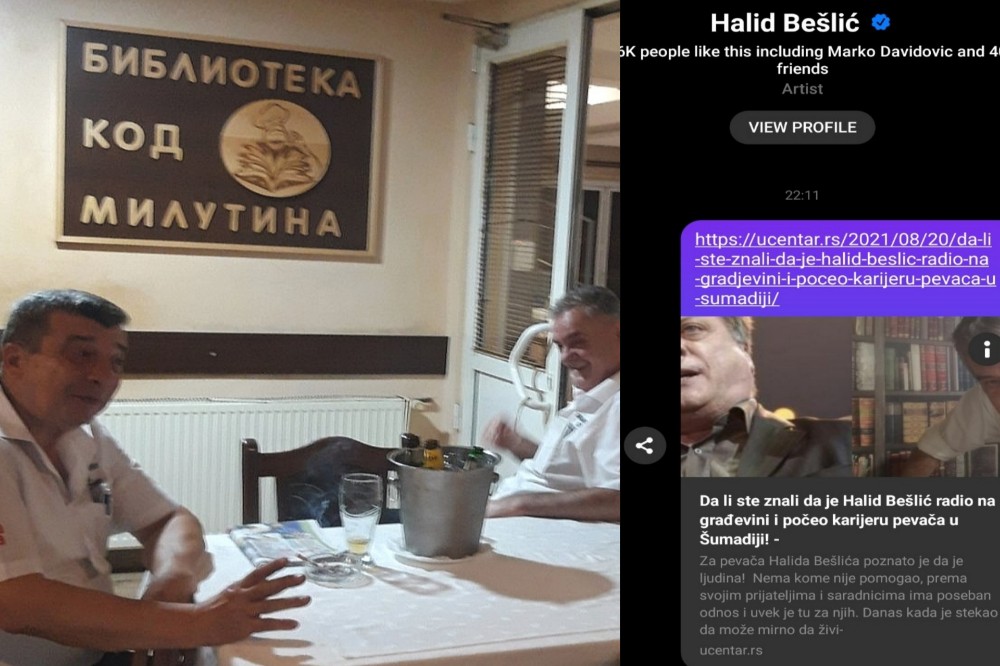 LJUDINA: Kako je Halid Bešlić ispoštovao svoje prijatelje- Mutu i Živka iz "Bibliioteke kod Milutina"!