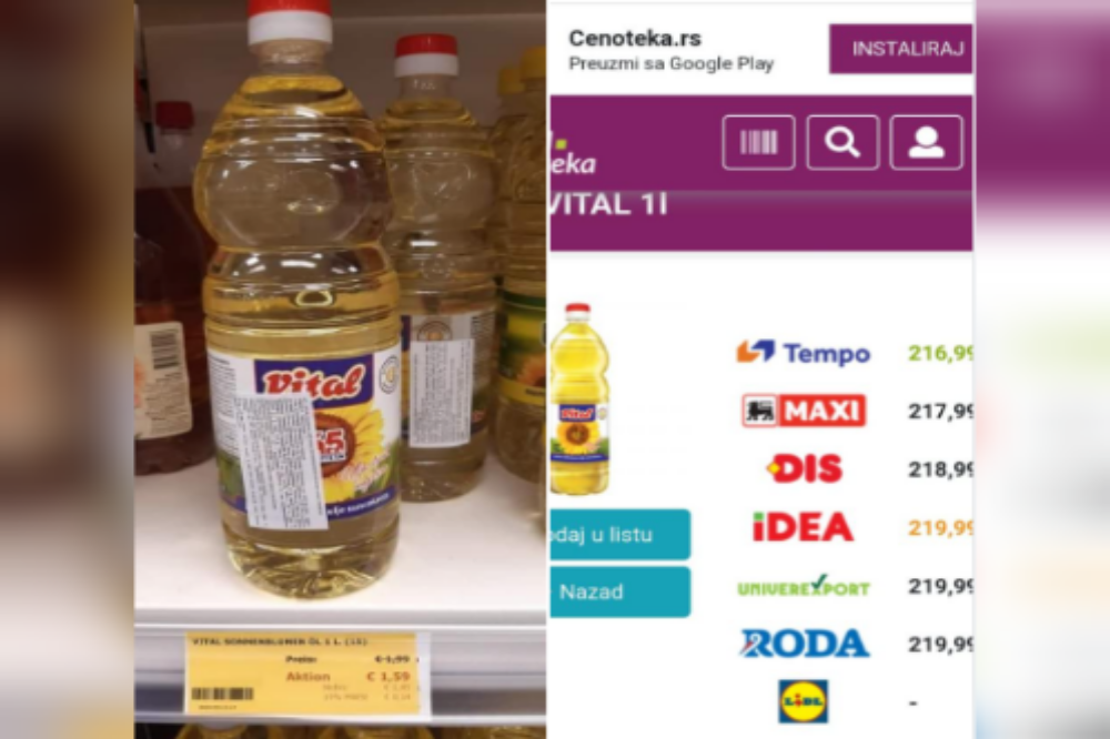 „Kupi mi majko top“- ULJE Vital jeftinije u Beču, nego li u Srbiji!!!