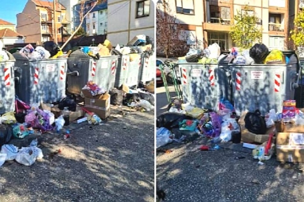 Danima nije odneto smeće iz ulice Kraljice Marije u Kragujevcu