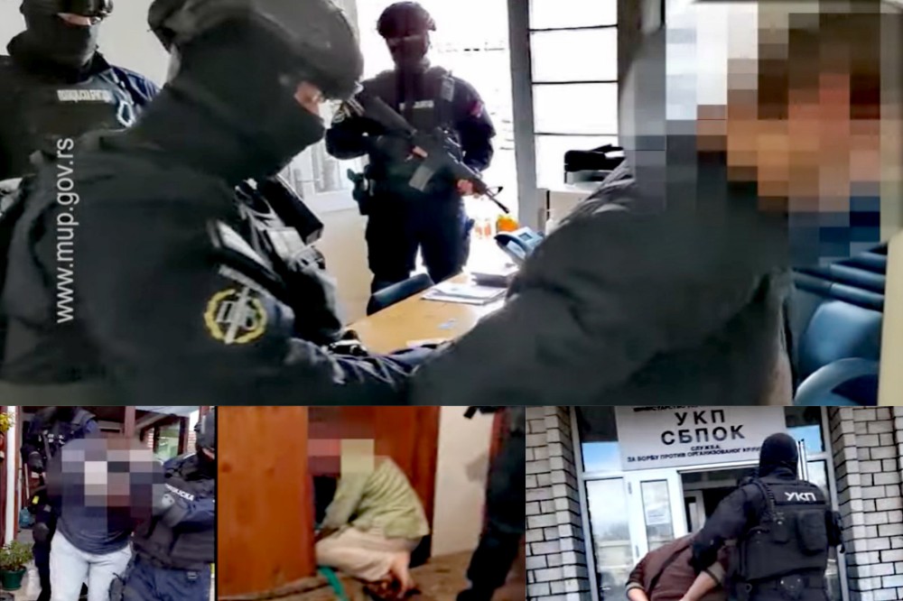 Pogledajte VIDEO kako je policija uhapsila 18 osumnjičenih za pedofiliju u Srbiji