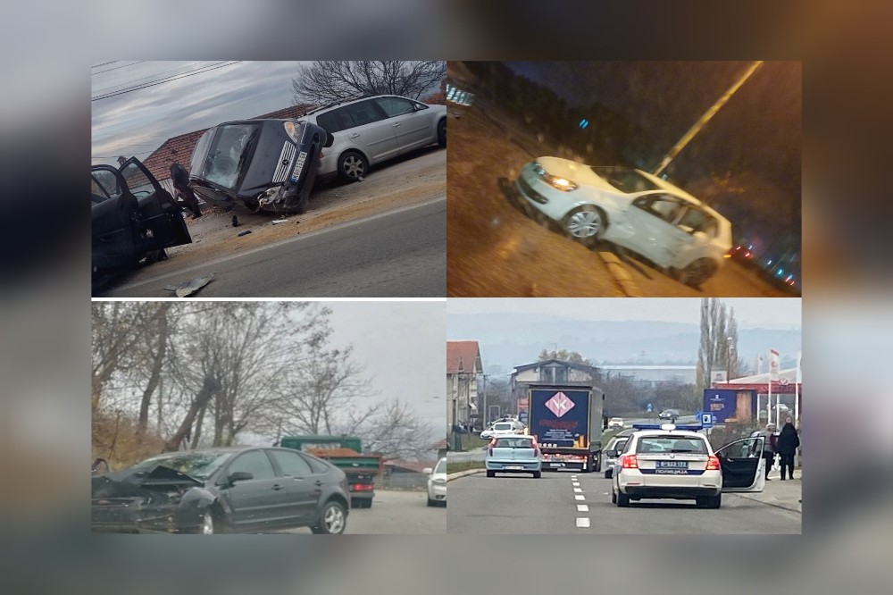 Ne ponovio se: juče serija saobraćajnih nesreća u Kragujevcu- na sreću bez poginulih!