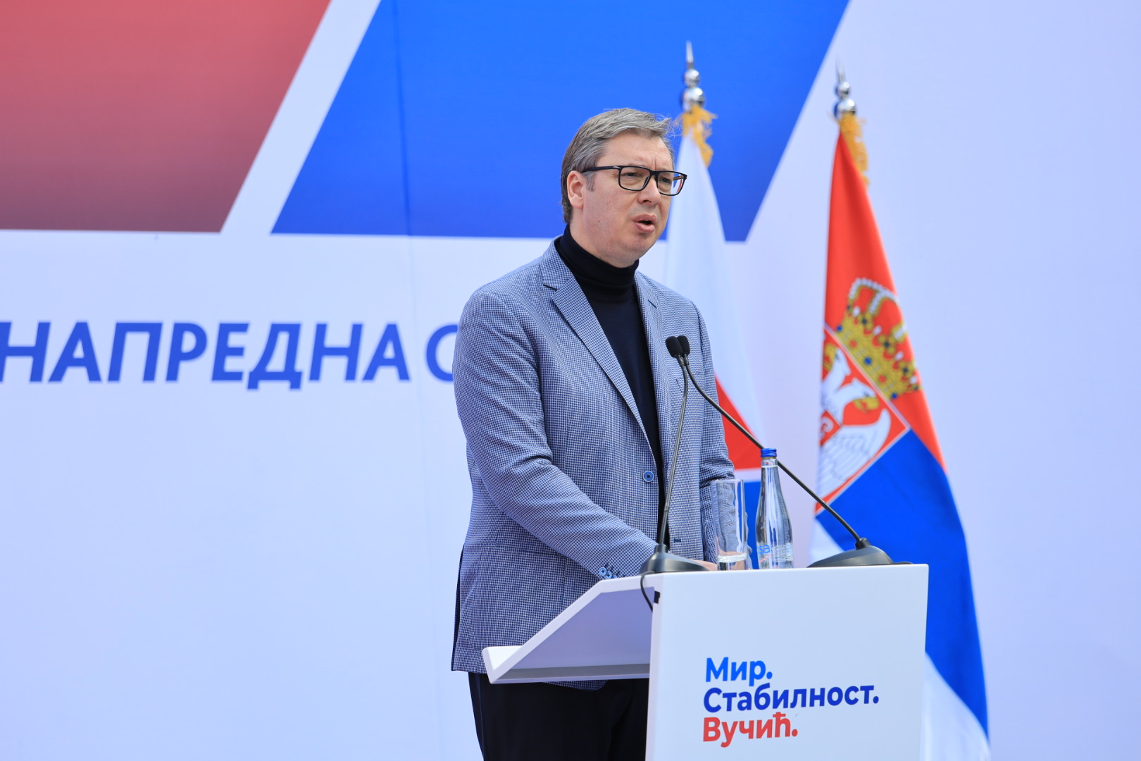 Predizborni skup SNS u Kragujevcu: Vučić najavio novi Klinički centar i najmoderniji stadion !(foto/video)