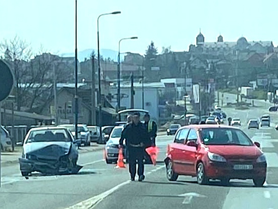 Saobraćajka u Kragujevcu: "Čuka odpozadi" kod petrovačkog mosta