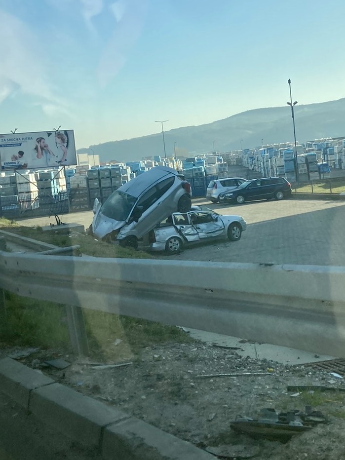 Na licu mesta: Neobična saobraćajna nesreća kod Žirovnice