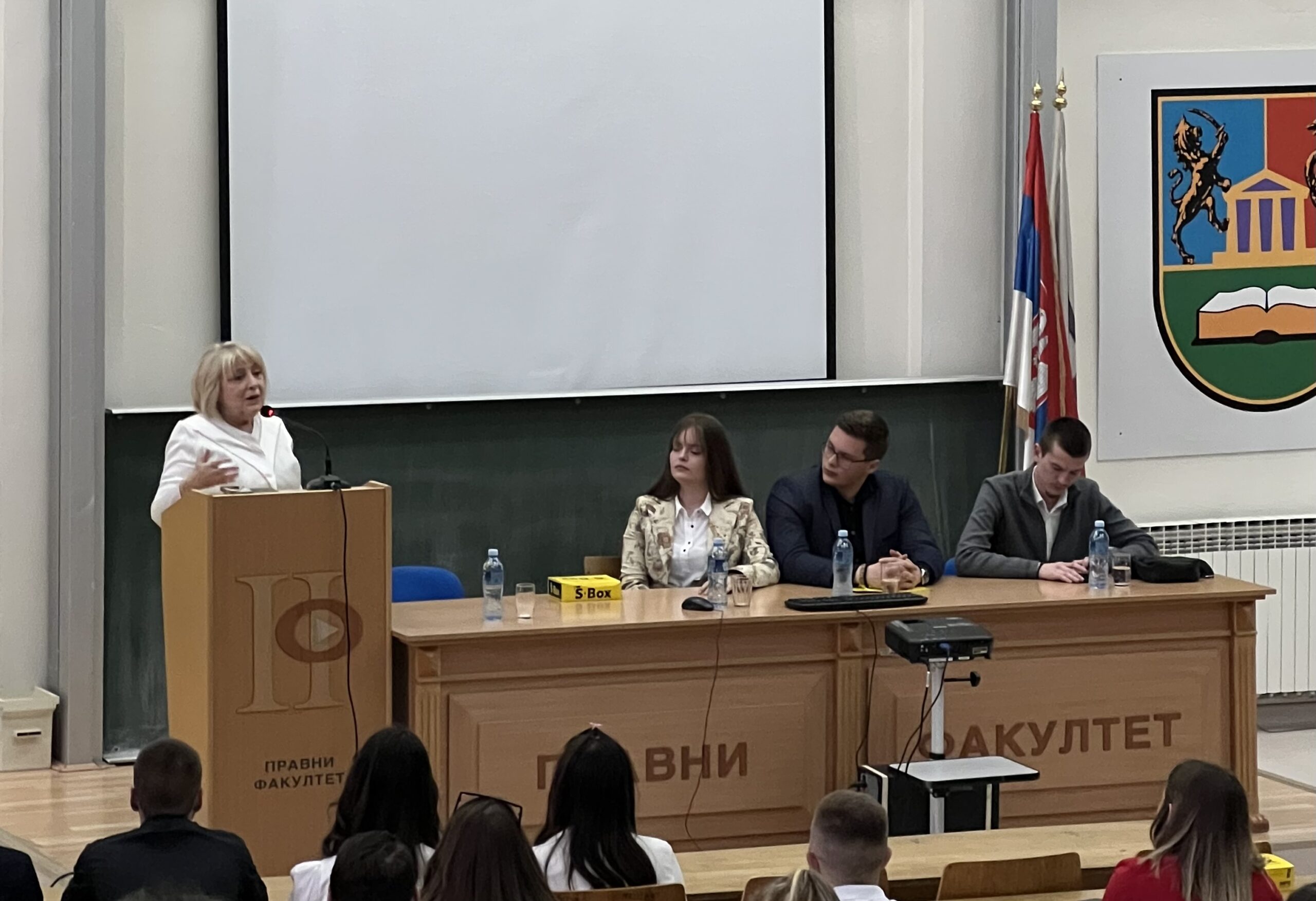 Prof. dr Slavica Đukić Dejanović o ,,DEPRESIJI kod mladih“ danas na Pravnom fakultetu