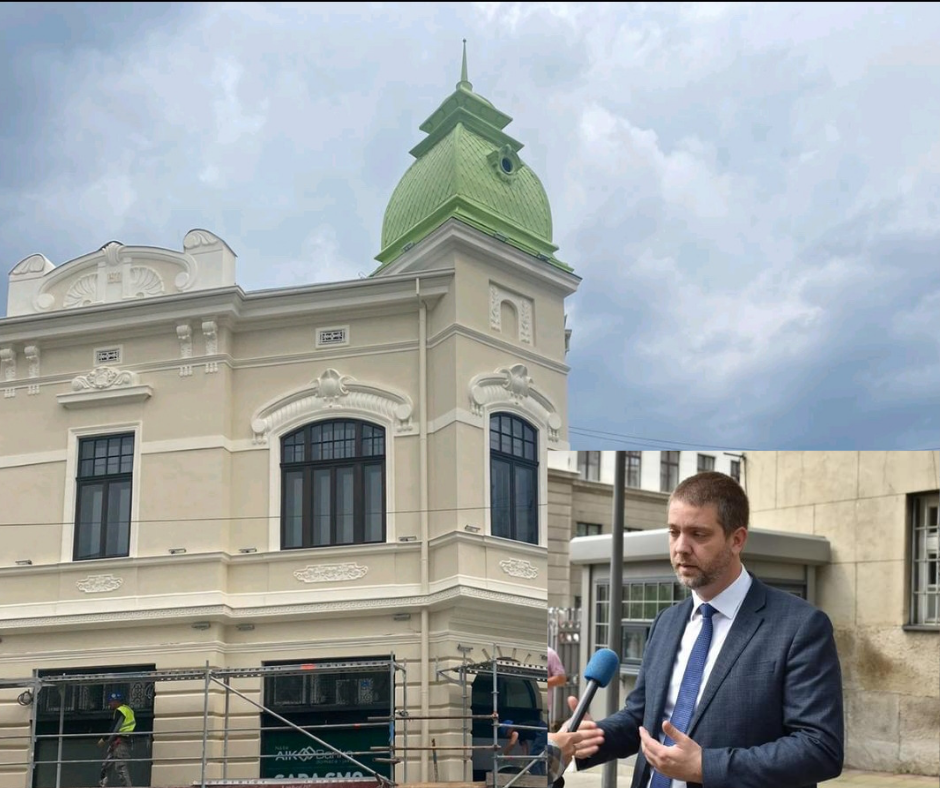 NO PASARAN: Gradonačelnik Dašić odbivši da proglasi završetak radova na obnovi fasade „Prosvete“ jasno poručio svima da u Kragujevcu neće prolaziti javašluk