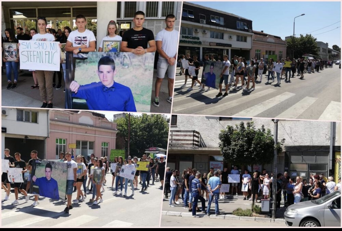 RODITELJI STEGLI SRCE I STALI NA PLOČNIK NA KOME IM JE SIN UBIJEN: Održan protest zbog ukidanja presude za ubistvo Stefana Filića