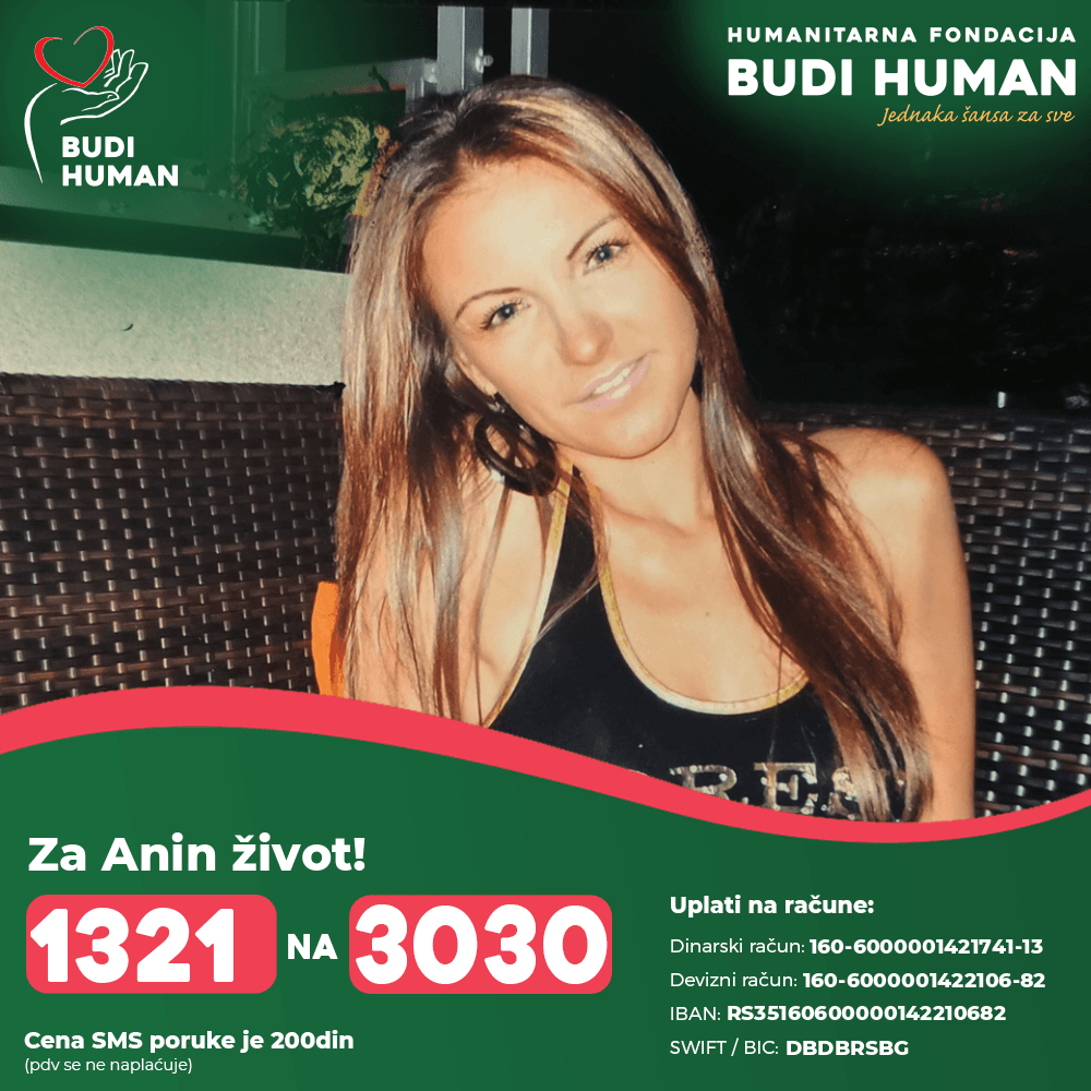 KRAGUJEVČANI SVI ZAJEDNO: Pomozimo našoj sugrađanki u NAJTEŽOJ ŽIVOTNOJ BORBI