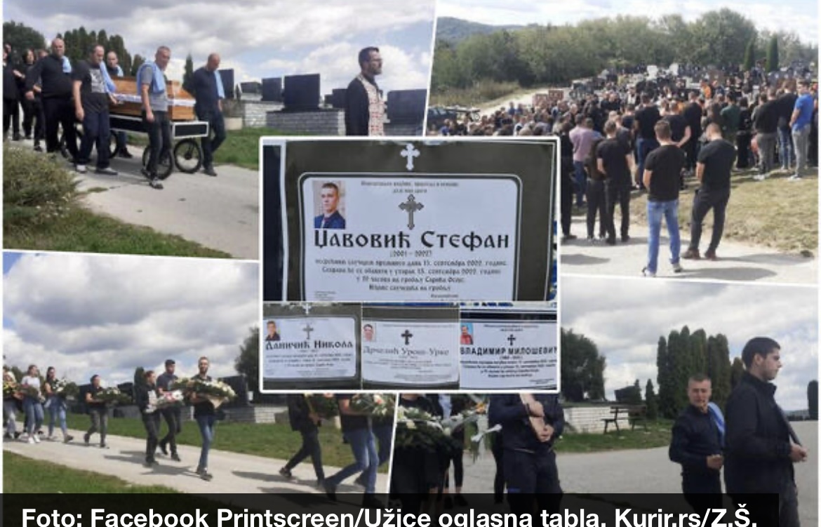JOJ STEFANE, SINE, PUTUJ S ANĐELIMA: Danas je najcrnji dan, Užice ovo ne pamti, u istom danu na počinak ispraćaju se 4 mladosti