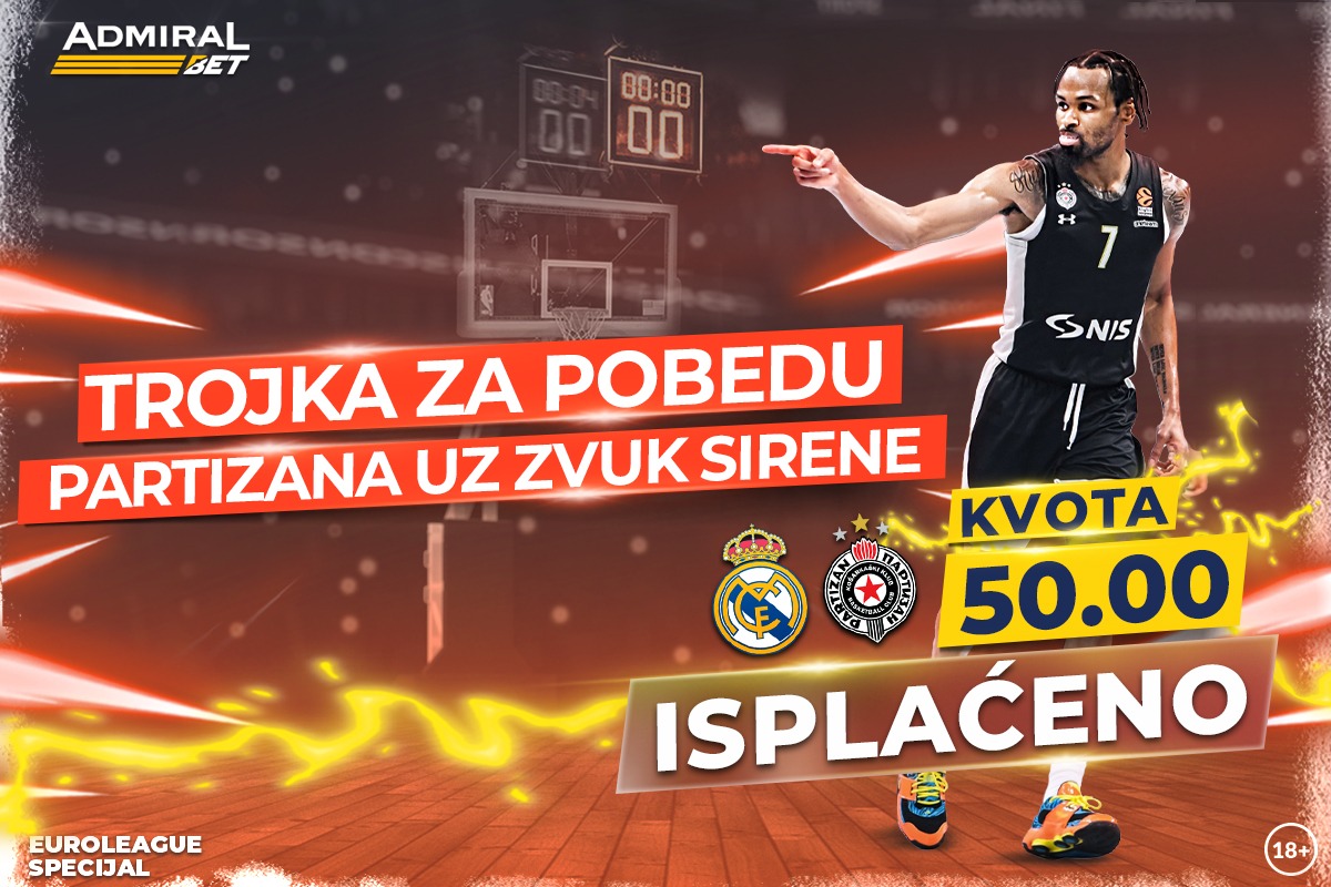 PANTER POGODIO ZA POBEDU, ADMIRALBET ISPLATIO KVOTU 50!