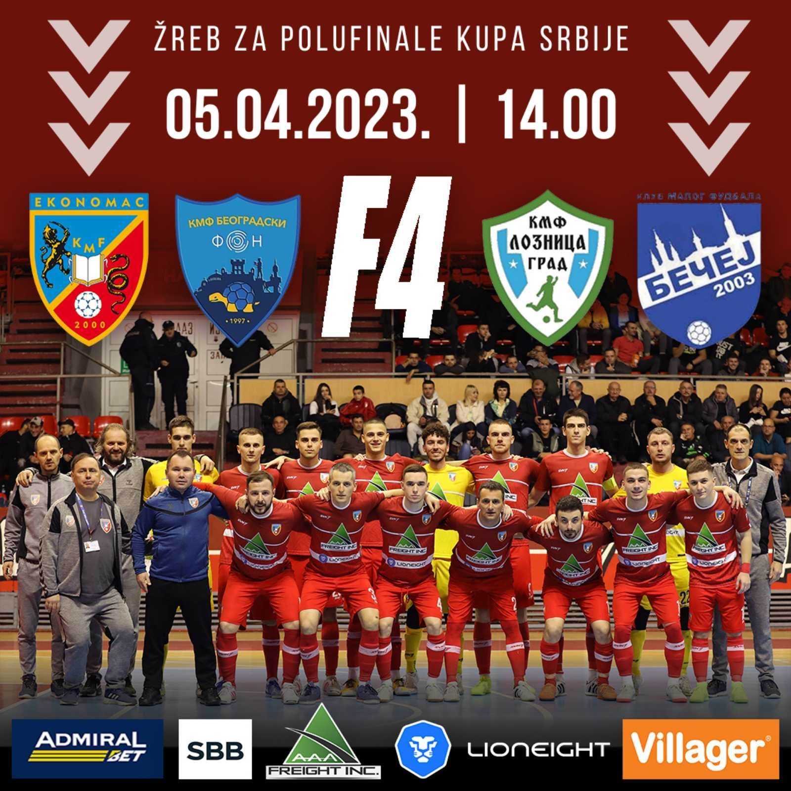 FUTSAL: U sredu žreb za polufinale Kupa