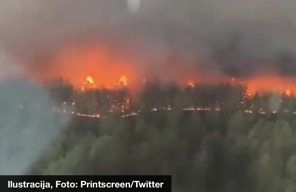 GORI SVETA GORA: Helikopter pokušava da ispusti vodu, požar blizu manastira! Borba vatrogasaca s jakim vetrovima