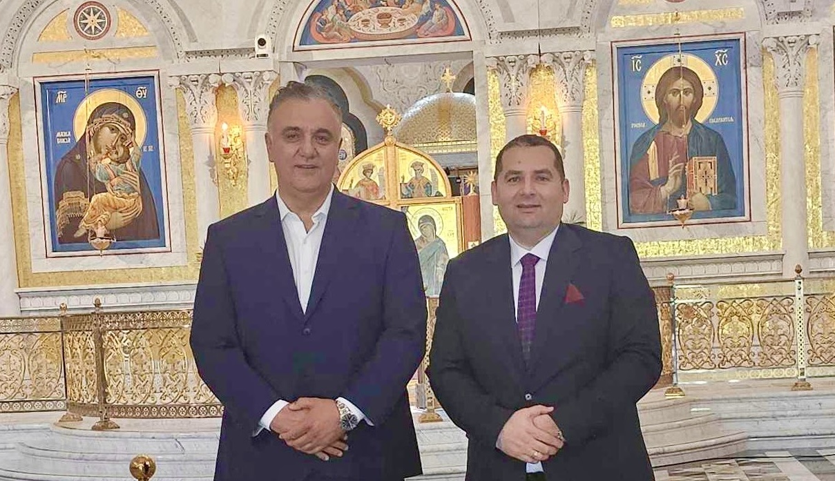 Direktori RGZ-a i RUGIP-a, mr Borko Drašković i mr Dragan Stanković, prisustvovali molebanu u Hramu svetog Save