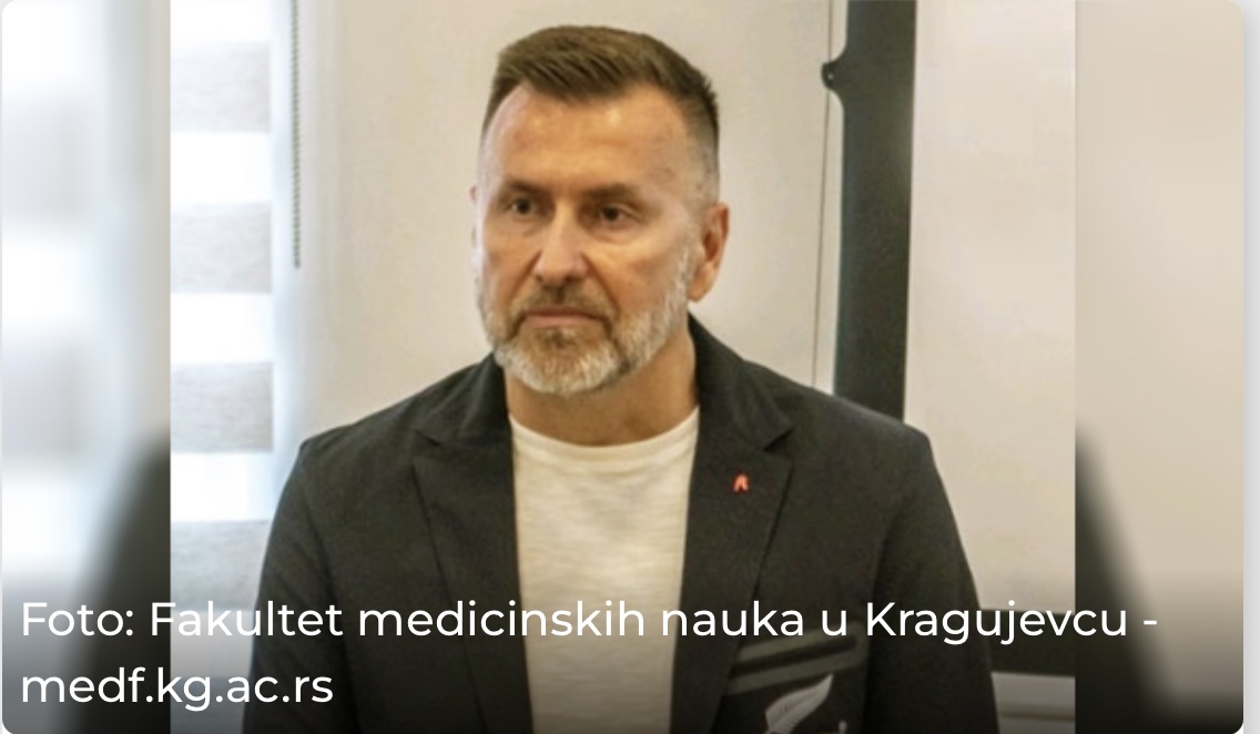 Prof. dr Vladimir Janjić izabran za novog dekana Fakulteta medicinskih nauka u Kragujevcu