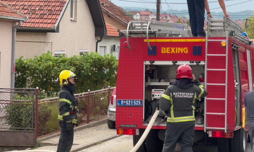 Goreo pomoćni objekat u Bresnici