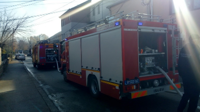 Požar na kući u naselju Mala Vaga