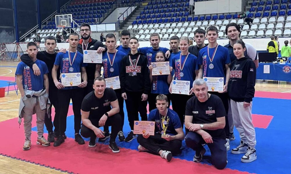 Kik boks klub Radnicki Kragujevac cetvrti u konkurenciji svih klubova Srbije!!!