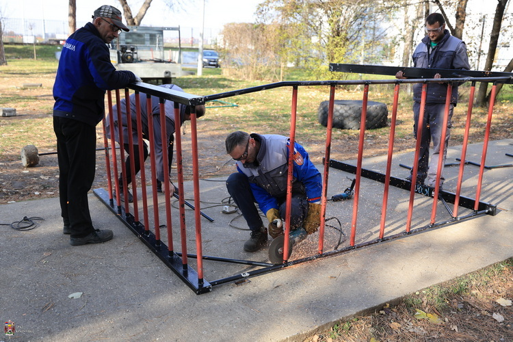Počela rekonstrukcija omiljene teretane Kragujevčana na otvorenom