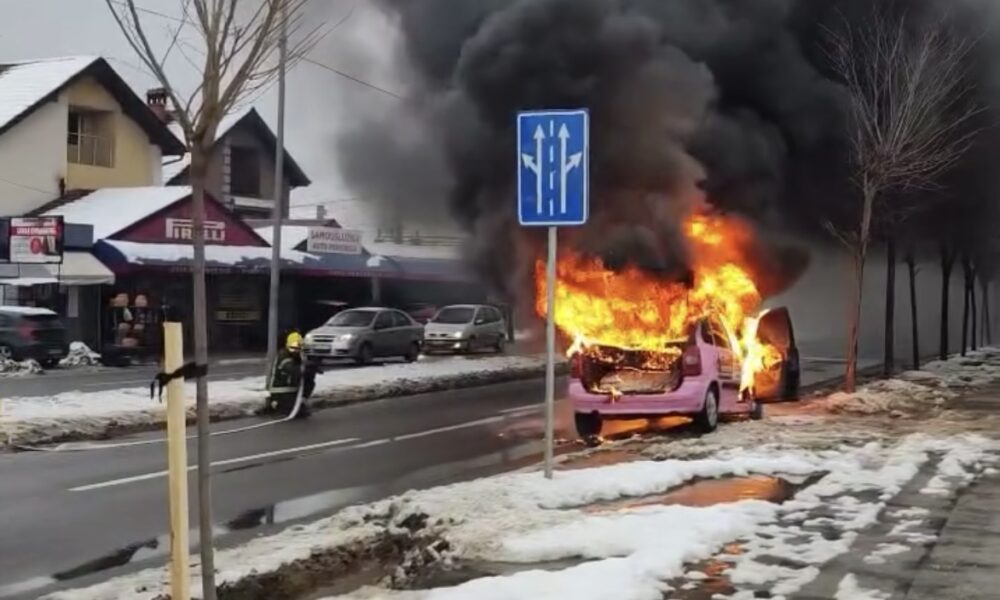 Brzom intervencijom vatrogasaca ugašen požar na vozilu u naselju Aerodrom