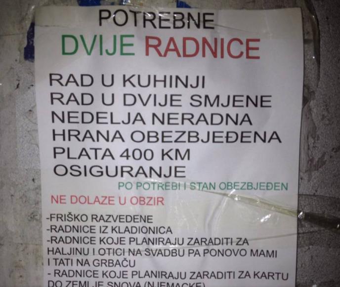 OGLAS ZA POSAO U KUHINJI DIGAO REGION NA NOGE!  Vlasnik restorana ima specijalne kriterijume za kuvaricu