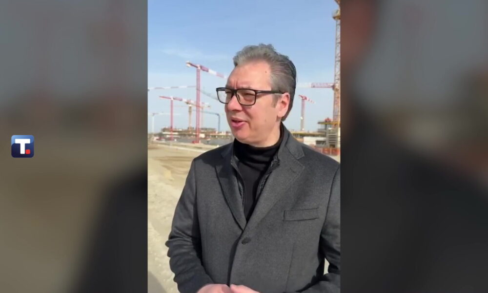 Vučić obišao radove na Ekspu: „Srbija koja gradi, napreduje i pobeđuje“