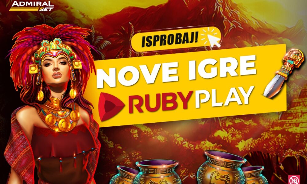 NOVI DRAGULJ U ADMIRALBET PONUDI – RUBY PLAY SLOTOVI SU STIGLI!