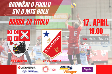 Počinje finale plej-ofa: Radnički večeras protiv Vojvodine u hali Jezero