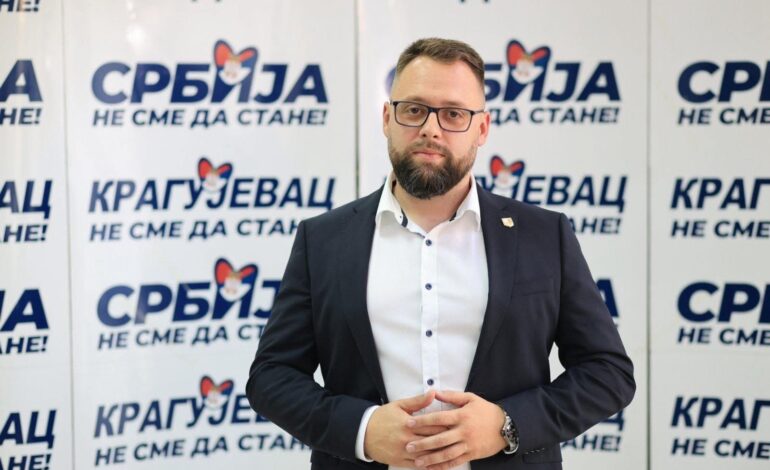 Lazović: Opozicija beži od odgovornosti, razvoj Kragujevca ne može se zaustaviti bojkotom
