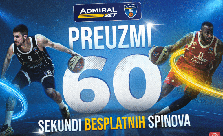 BESPLATNI SPINOVI ZA SVE – ADMIRALBET ABA LIGA SE VRATILA