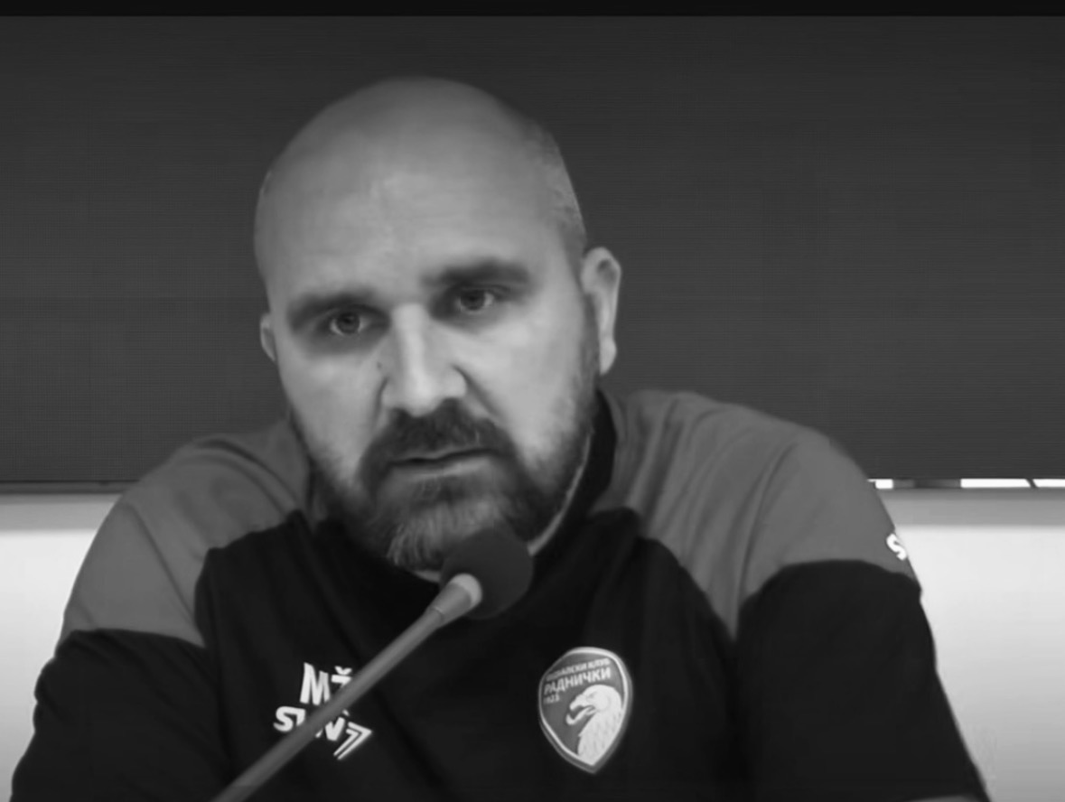 Preminuo trener Radničkog Mladen Žižović, kome je pozlilo tokom utakmice u Lučanima