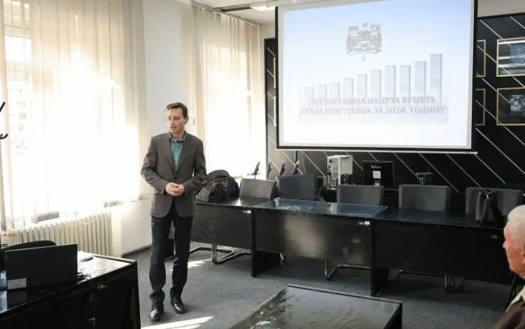 Predstavljen Nacrt odluke o budžetu grada Kragujevca za 2026. godinu
