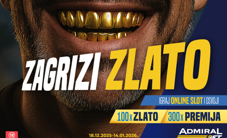 NAGRADNA IGRA: OSVOJITE DO 100 GRAMA U ZLATU I VREDNE NAGRADE