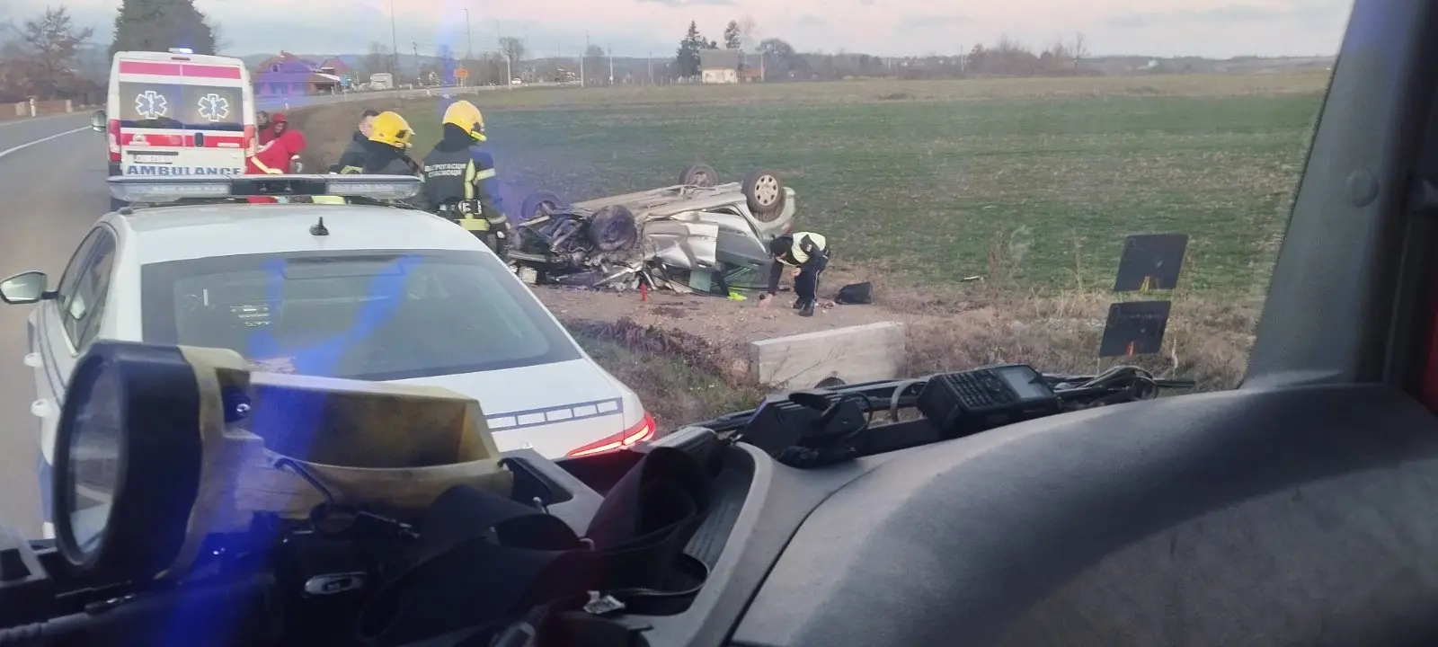 Novi detalji saobraćajne nesreće kod Kragujevca: Muškarac (74) izgubio život nakon sletanja sa puta
