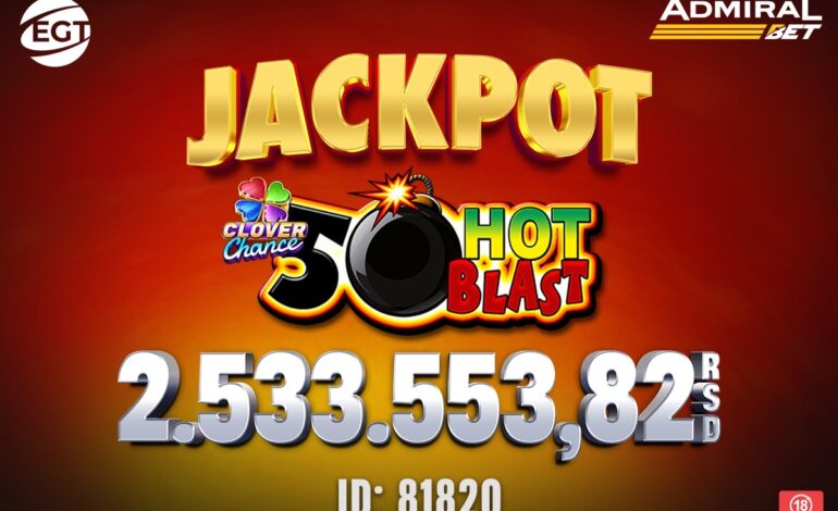REKORDNI DOBITAK – SA 25 DINARA OSVOJIO VIŠE OD 2,5 MILIONA!